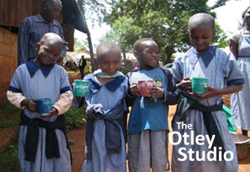 Otley Studio buys school meals for children in Kenya